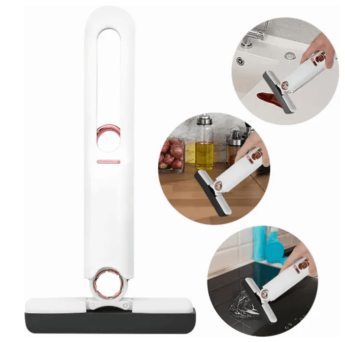 MOP CLEAN - MINI MOP PRZENOŚNY Z WYCISKACZEM